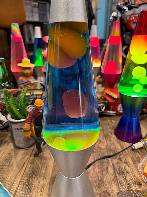 Lava Lamp社 ラバライト 正規品 ラバランプ （オレンジ/ブルー 