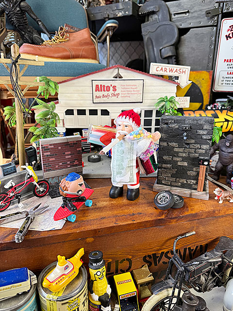 タバコ好きな福の神　願い事が叶う　エケコ人形　サンタクロースバージョン　ペルー産 ■ アメリカン雑貨 アメリカ雑貨 |  | 02