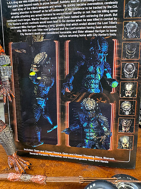 NECA 映画 プレデター2 シティハンタープレデター バトルダメージ