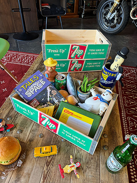 7UP　セブンアップ　ウッドクレート　ソーダ木箱　（ライトグリーン）　単品　■ アメリカ雑貨 アメリカン雑貨 |  | 01