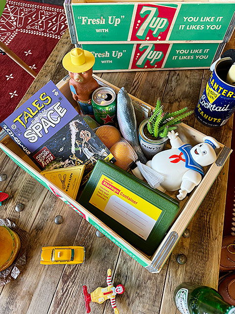 7UP　セブンアップ　ウッドクレート　ソーダ木箱　（ライトグリーン）　単品　■ アメリカ雑貨 アメリカン雑貨 |  | 05