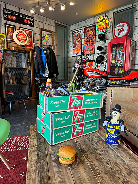 7UP　セブンアップ　ウッドクレート　ソーダ木箱　（ライトグリーン）　単品　■ アメリカ雑貨 アメリカン雑貨 |  | 08