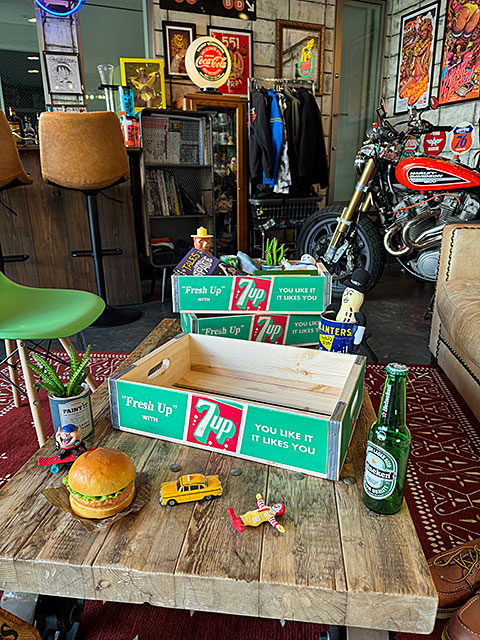 7UP　セブンアップ　ウッドクレート　ソーダ木箱　（ライトグリーン）　単品　■ アメリカ雑貨 アメリカン雑貨 |  | 11