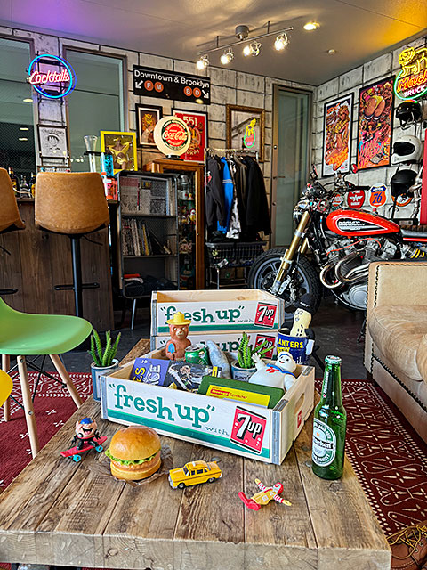 7UP　セブンアップ　ウッドクレート　ソーダ木箱　（ライトホワイト）　単品　■ アメリカ雑貨 アメリカン雑貨 |  | 02