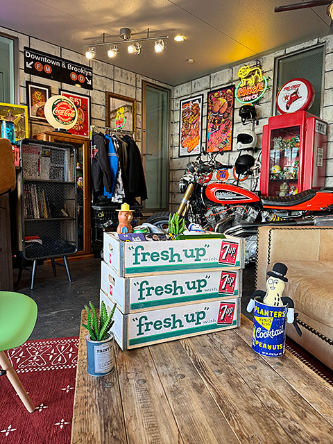 7UP　セブンアップ　ウッドクレート　ソーダ木箱　（ライトホワイト）　単品　■ アメリカ雑貨 アメリカン雑貨 |  | 09