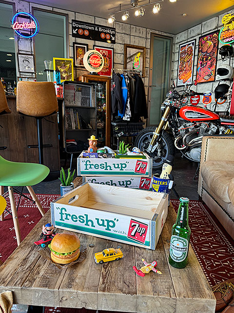 7UP　セブンアップ　ウッドクレート　ソーダ木箱　（ライトホワイト）　単品　■ アメリカ雑貨 アメリカン雑貨 |  | 14