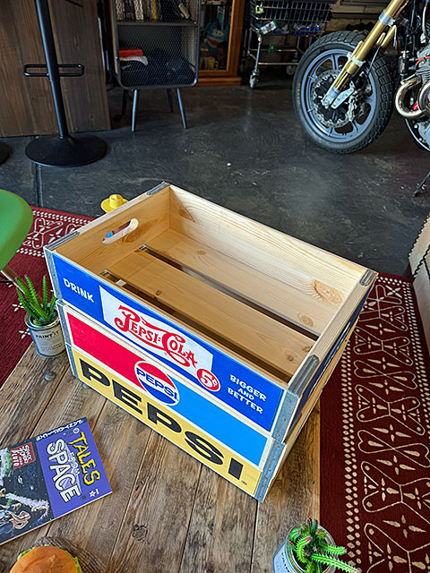 ペプシ ウッドクレート ソーダ木箱（3個セット） □ アメリカン雑貨 