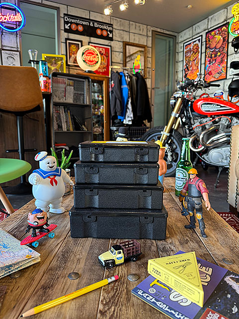 PENCO　ペンコ　ストレージコンテナ　4サイズセット　（ブラック）　小物入れ　道具箱　救急箱　パーツケース　HIGHTIDE　ハイタイド 爆買 |  | 08