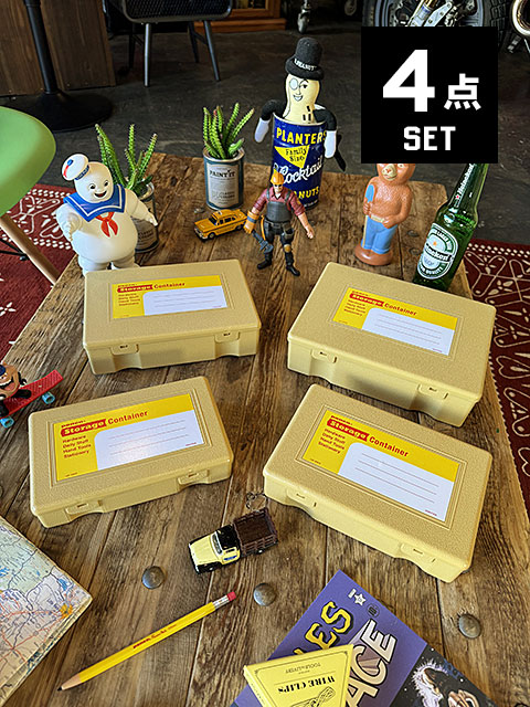 PENCO　ペンコ　ストレージコンテナ　4サイズセット　（ベージュ）　小物入れ　道具箱　救急箱　パーツケース　HIGHTIDE　ハイタイド 爆買 | 