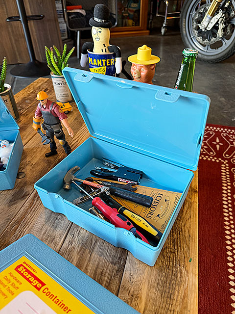 PENCO　ペンコ　ストレージコンテナ　4サイズセット　（ライトブルー）　小物入れ　道具箱　救急箱　パーツケース　HIGHTIDE　ハイタイド |  | 07