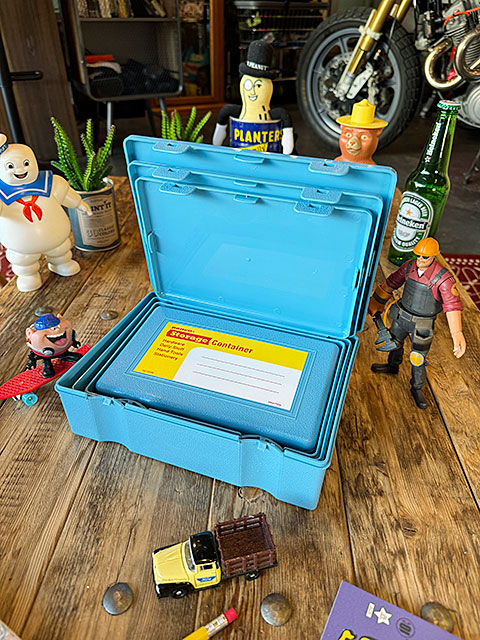 PENCO　ペンコ　ストレージコンテナ　4サイズセット　（ライトブルー）　小物入れ　道具箱　救急箱　パーツケース　HIGHTIDE　ハイタイド |  | 08