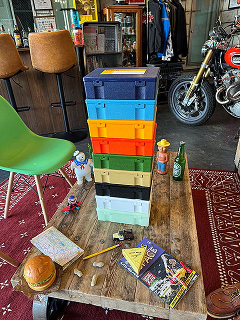 PENCO　ペンコ　ストレージコンテナ　4サイズセット　（オレンジ）　小物入れ　道具箱　救急箱　パーツケース　HIGHTIDE　ハイタイド 爆買 |  | 13