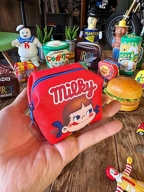 駄菓子屋シリーズ　お菓子のミニポーチ　（ミルキー）　オフィシャルグッズ　昭和レトロ　■ アメリカ雑貨 アメリカン雑貨 |  | 01