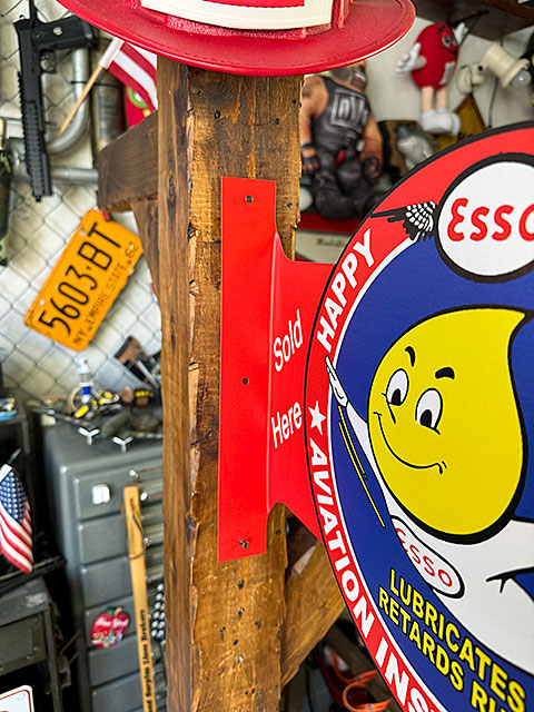 エッソボーイ　サイド看板　両面プリント　フランジメタルサイン ■ アメリカ雑貨 アメリカン雑貨 |  | 03