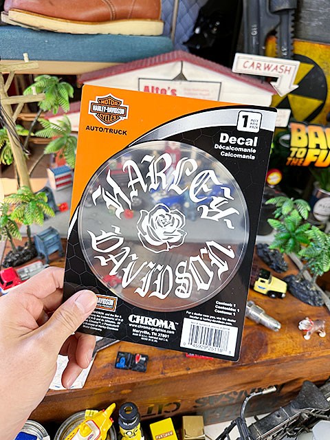 ハーレーダビッドソン　オフィシャルステッカー　クリアデカール　（ローズロゴ）　■ アメリカン雑貨 アメリカ雑貨 | Harley Davidson