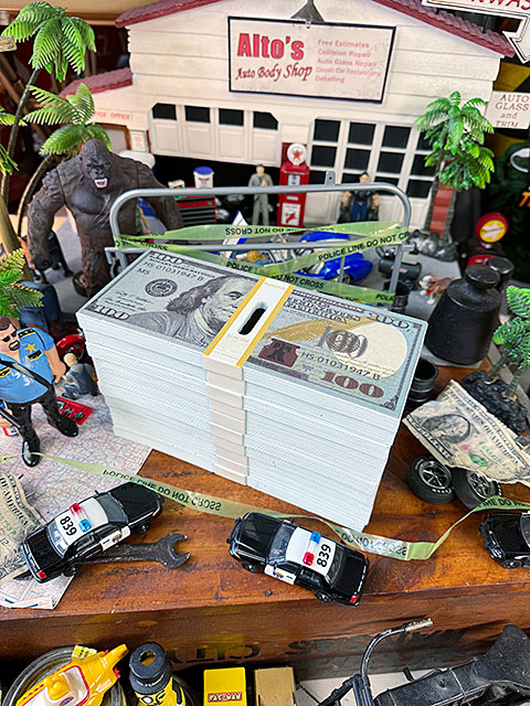 USドル　札束バンク　貯金箱 ■ アメリカン雑貨 アメリカ雑貨 | 