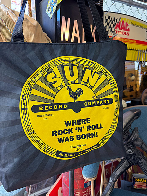 サンレコード　エルヴィス・プレスリー　THAT'S ALL RIGHT　トートバッグ ■ アメリカン雑貨 アメリカ雑貨 |  | 01