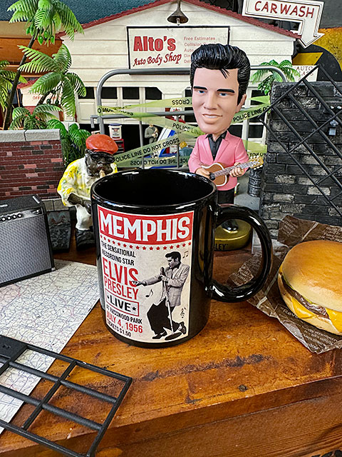 エルヴィス・プレスリー　メンフィス　ライブポスター　オフィシャル　マグカップ　315ml ■ アメリカン雑貨 アメリカ雑貨 | 