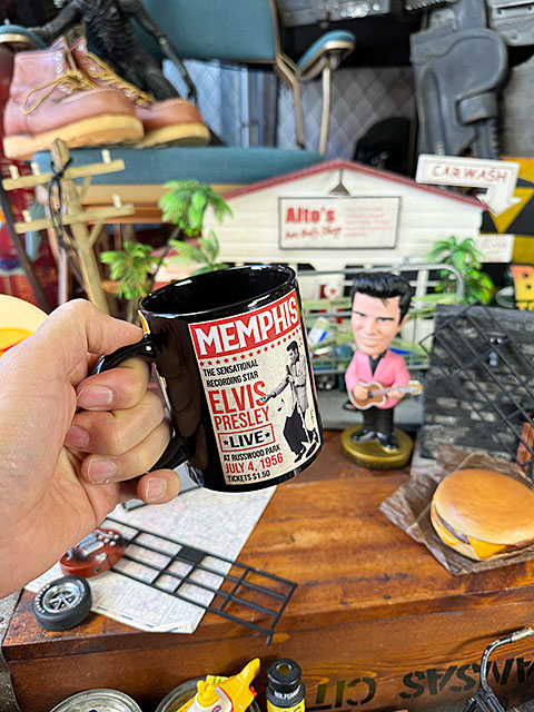 エルヴィス・プレスリー　メンフィス　ライブポスター　オフィシャル　マグカップ　315ml ■ アメリカン雑貨 アメリカ雑貨 |  | 03