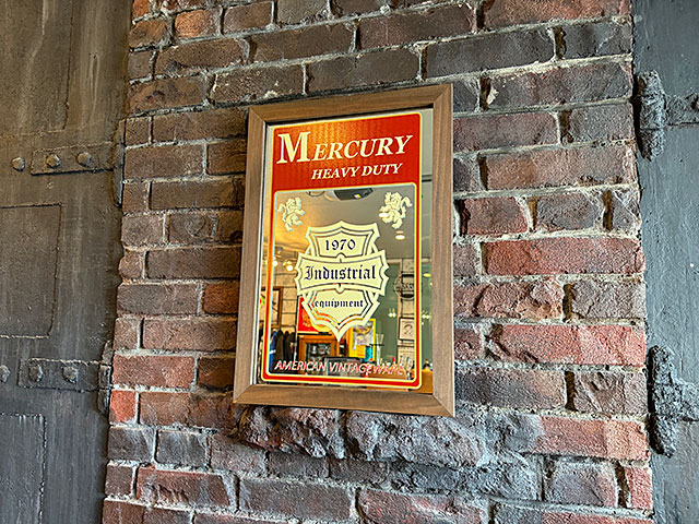 マーキュリー　パブミラー　（1970インダストリアル）　■　アメリカン雑貨　アメリカ雑貨 | MERCURY | 03