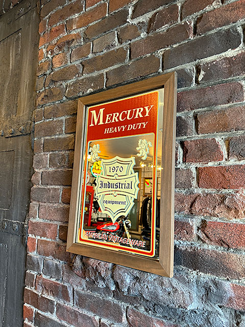 マーキュリー　パブミラー　（1970インダストリアル）　■　アメリカン雑貨　アメリカ雑貨 | MERCURY | 04