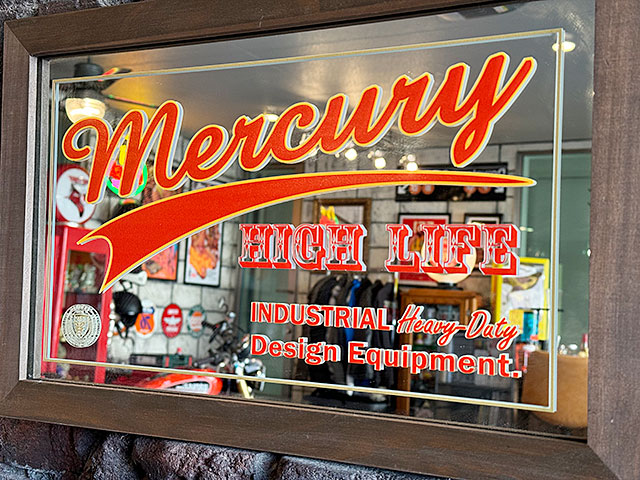 マーキュリー　パブミラー　（ハイライフ）　■ アメリカン雑貨 アメリカ雑貨 | MERCURY | 01