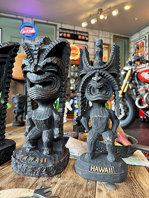 ハパウッド ハワイアン ティキ Lサイズ （4体セット/ハッピー/マネー  