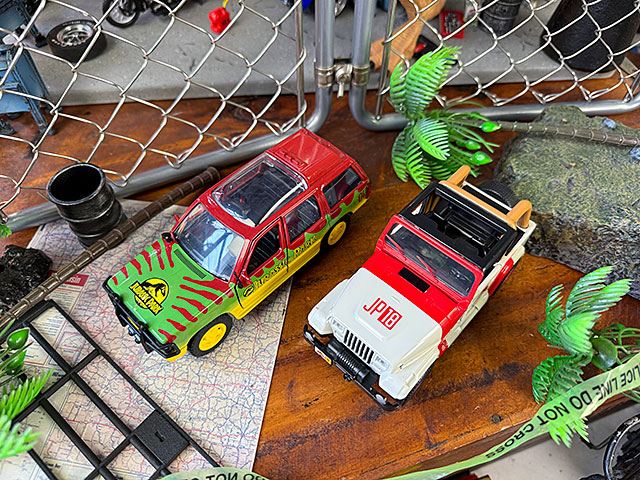 Jada　映画　ジュラシックパーク　JPスタッフ　ジープ　ラングラー　＆　フォード　エクスプローラー　ミニカー　1/32　（2台セット） |  | 01