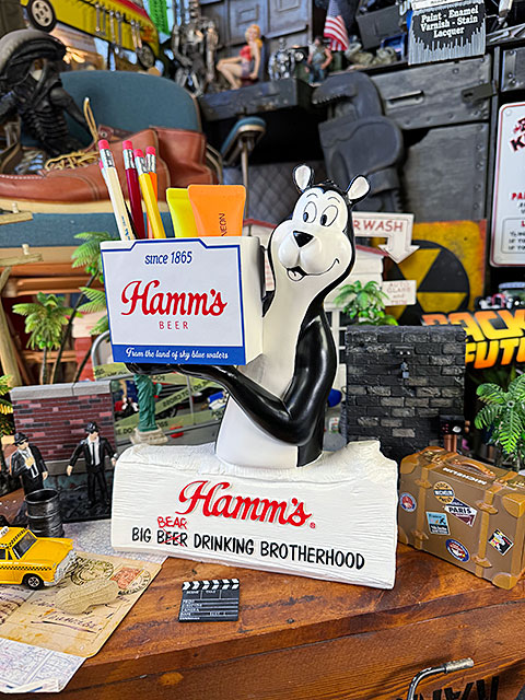 ハムズビアー　ポリレジン　スタチュー　ハムズベアー ■ アメリカン雑貨 アメリカ雑貨 | 