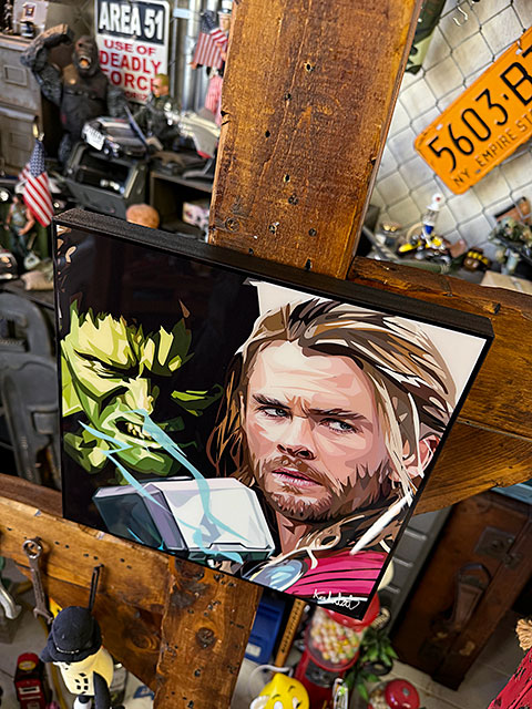 ソー　ハルク　ポップアートフレーム　マーベル　アベンジャーズ　クリス・ヘムズワース　マーク・ラファロ 爆買 |  | 01