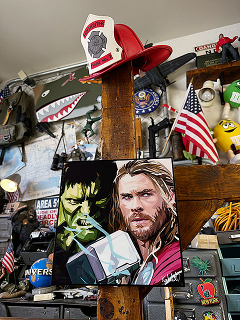 ソー　ハルク　ポップアートフレーム　マーベル　アベンジャーズ　クリス・ヘムズワース　マーク・ラファロ 爆買 |  | 06