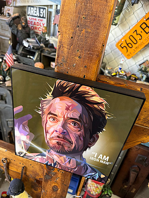 トニー・スターク　アイアンマン　ポップアートフレーム　（I AM IRON MAN）　■ アメリカン雑貨 アメリカ雑貨 |  | 01