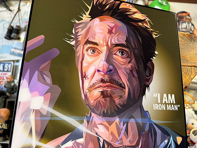 トニー・スターク　アイアンマン　ポップアートフレーム　（I AM IRON MAN）　■ アメリカン雑貨 アメリカ雑貨 |  | 02