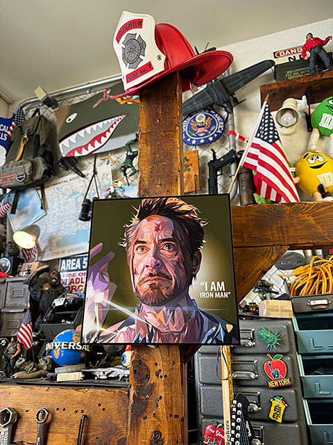 トニー・スターク　アイアンマン　ポップアートフレーム　（I AM IRON MAN）　■ アメリカン雑貨 アメリカ雑貨 |  | 06