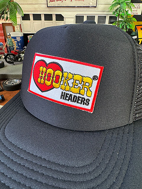 フッカーヘッダーズ メッシュキャップ 帽子色＝ブラック HOOKER 