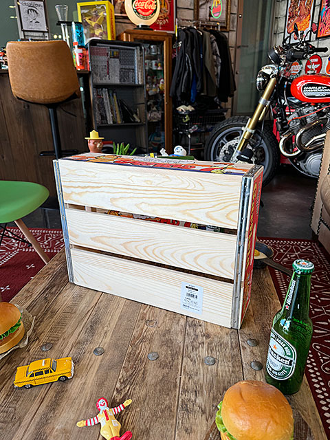 ガーフィールド　ウッドクレート　ソーダ木箱　（3個セット）　■ アメリカ雑貨 アメリカン雑貨 |  | 07