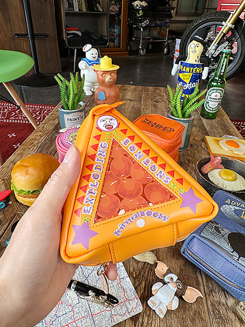 ハリーポッター 爆発ボンボンチョコ ファスナーポーチ ハニー