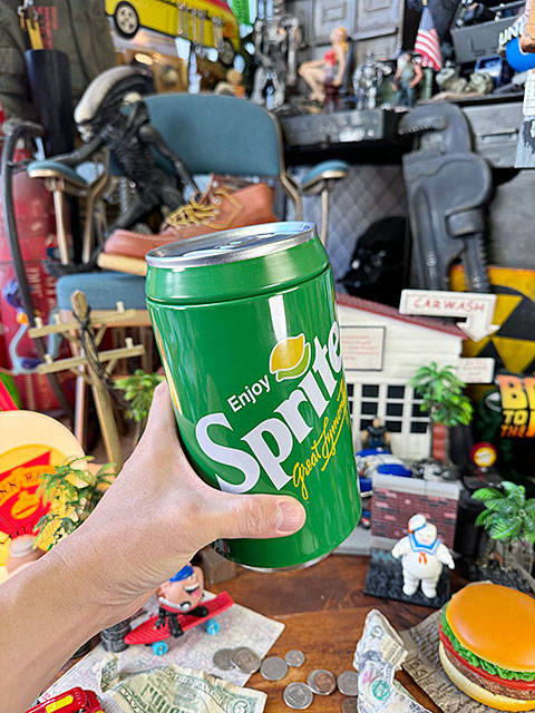 スプライト 缶バンク 貯金箱 □ アメリカン雑貨 アメリカ雑貨 スプライト 缶バンク 貯金箱 □ アメリカン雑貨 アメリカ雑貨