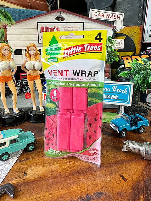 リトルツリー　ヴェント・ラップ　4個入り　（ウォーターメロン）　ベントラップ　■　アメリカン雑貨　アメリカ雑貨 | 