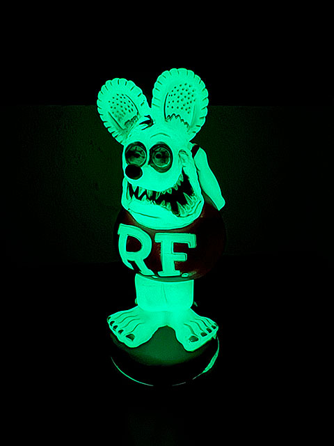 RAT FINK ファンコ ラットフィンク ボビングヘッド (蓄光モデル RAT FINK ファンコ ラットフィンク ボビングヘッド (蓄光モデル