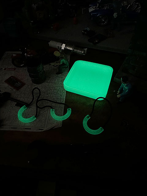 暗闇で光る！蓄光　グロー　ミニパーツトレイ　MADE IN U.S.A.　単品 ■ アメリカン雑貨 アメリカ雑貨 |  | 06