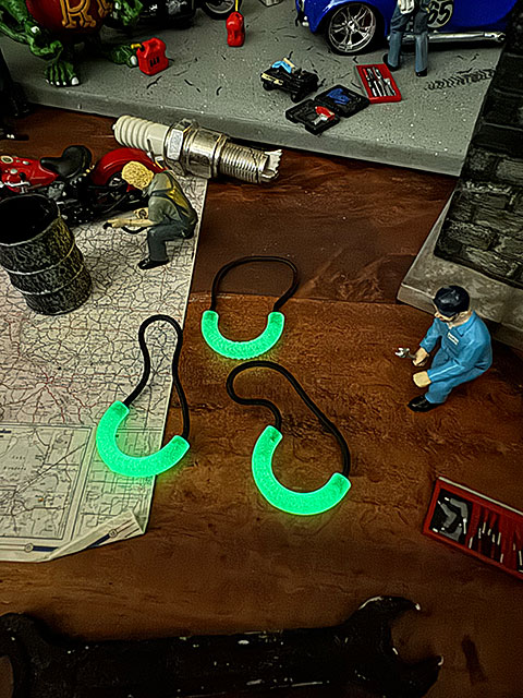 暗闇で光る！蓄光　マラタック　ジッパープル　クリアグロー　（3個セット）　MADE IN U.S.A. ■ アメリカン雑貨 アメリカ雑貨 |  | 03