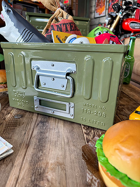 ダルトン　D.M.S.　ガレージボックス　16リットル　Lサイズ　（オリーブ）　単品　DULTON　■ アメリカン雑貨 アメリカ雑貨_2