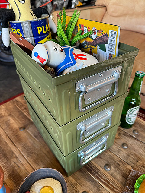 ダルトン　D.M.S.　ガレージボックス　6リットル　Sサイズ　（3個セット/オリーブ）　DULTON　■　アメリカン雑貨　アメリカ雑貨 爆買 | DULTON | 03