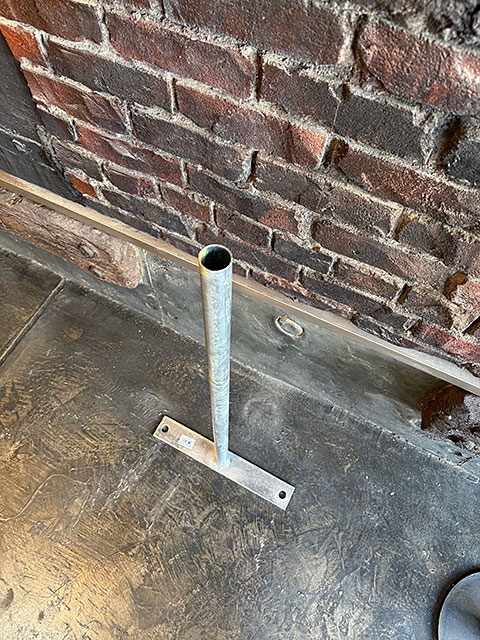 ダルトン　ガレージフェンス専用　自立スタンド　単品　1本　※フェンスと取り付け金具は別売 ■ アメリカン雑貨 アメリカ雑貨 | DULTON | 14