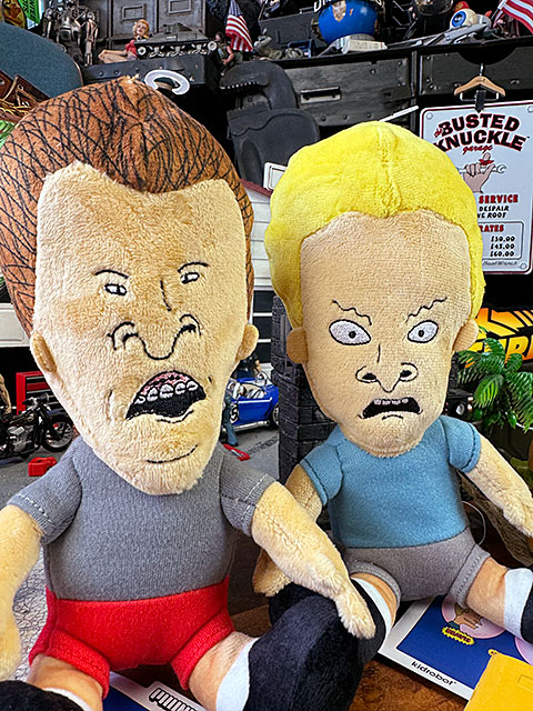 MTV　ビーバス＆バットヘッド　ぬいぐるみ　（2体セット）　キッドロボット　プラッシュ　■ アメリカン雑貨 アメリカ雑貨 |  | 01