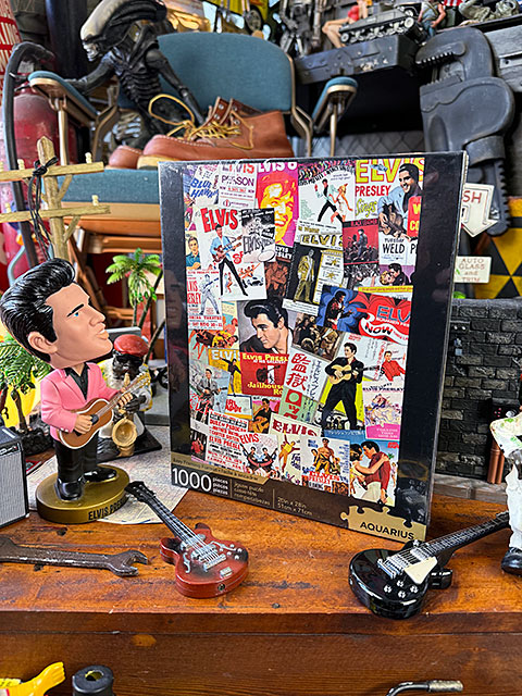 エルビス・プレスリー 記念品セット エルビスプレスリーフィギュアセット （送料無料 予約 1/10 Iron