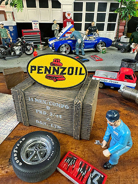 カンパニーロゴワッペン　ミニサイズ　（ペンズオイル）　■　アメリカン雑貨　アメリカ雑貨 爆買 | 