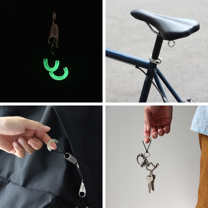 暗闇で光る！蓄光　マラタック　ジッパープル　クリアグロー　（3個セット）　MADE IN U.S.A. ■ アメリカン雑貨 アメリカ雑貨 |  | 02