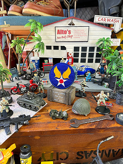 U.S. ARMY AIR FORCE　アメリカ陸軍航空軍　U.S.アーミーエアフォース　ミリタリーワッペン　（クラシックロゴ/ラウンド/Sサイズ） |  | 01